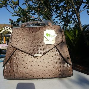 Ostrich Leather VEGAN Purse
